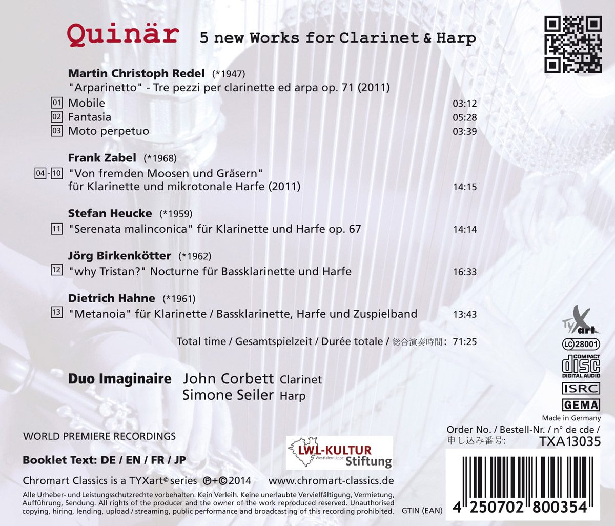 CD-Backcover Quinär